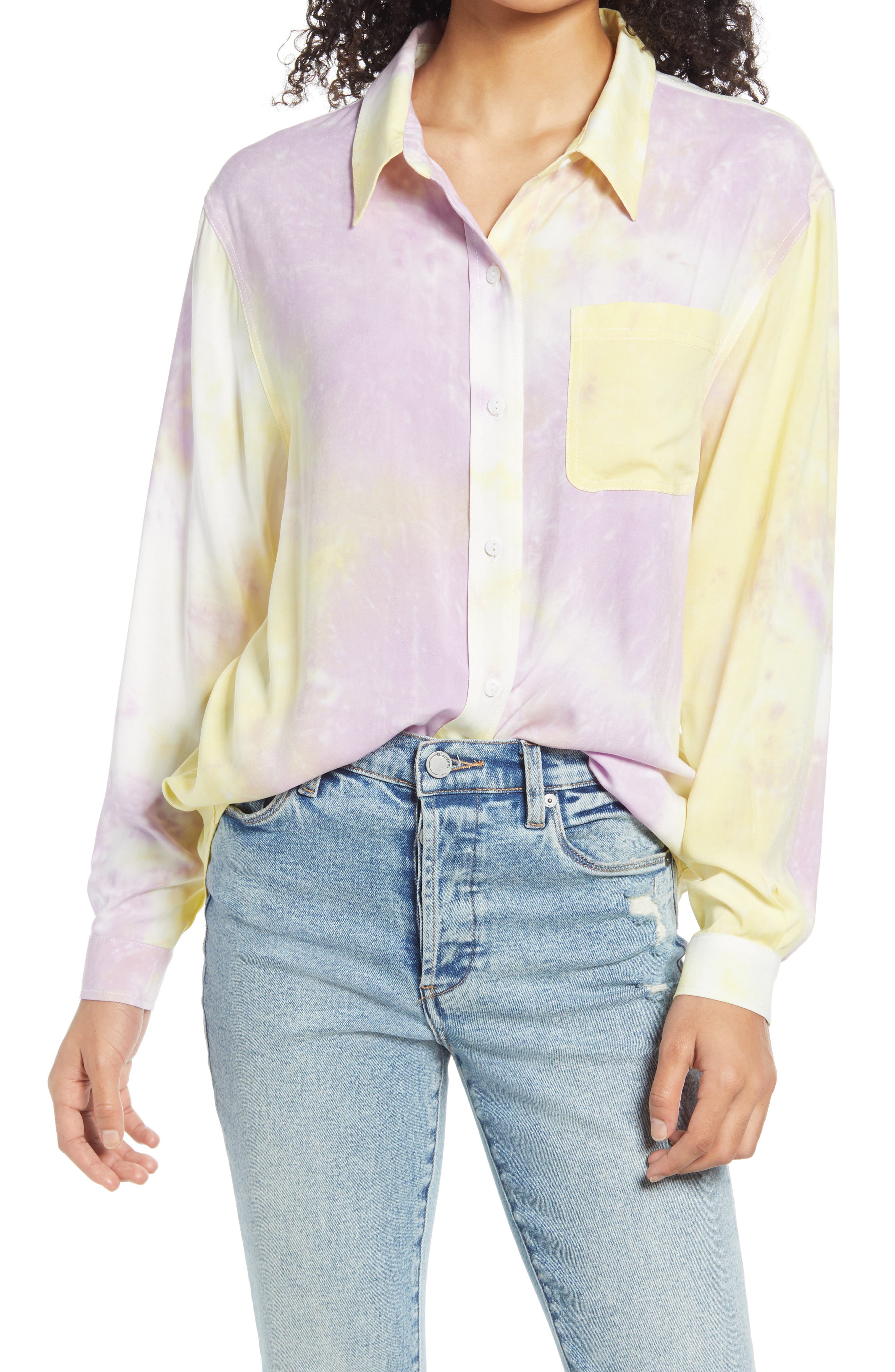 nordstrom yellow tops