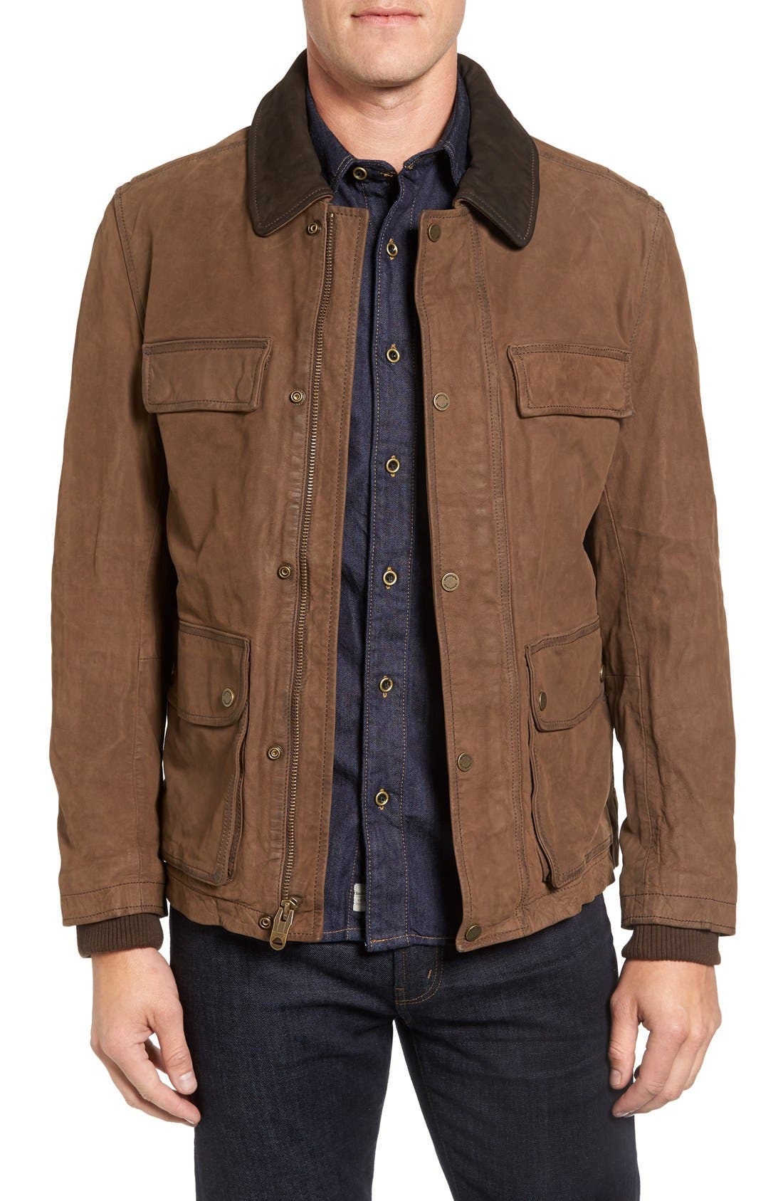 timberland tenon leather jacket