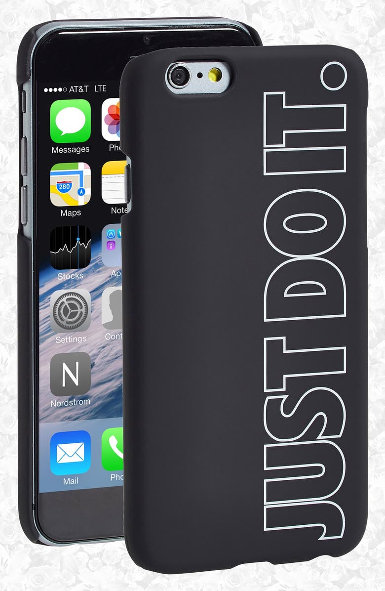 Nike 'Just Do It.' iPhone 6 Case, Main, color, 