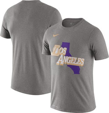 Los Angeles Lakers Nike City Edition Performance T-Shirt - White