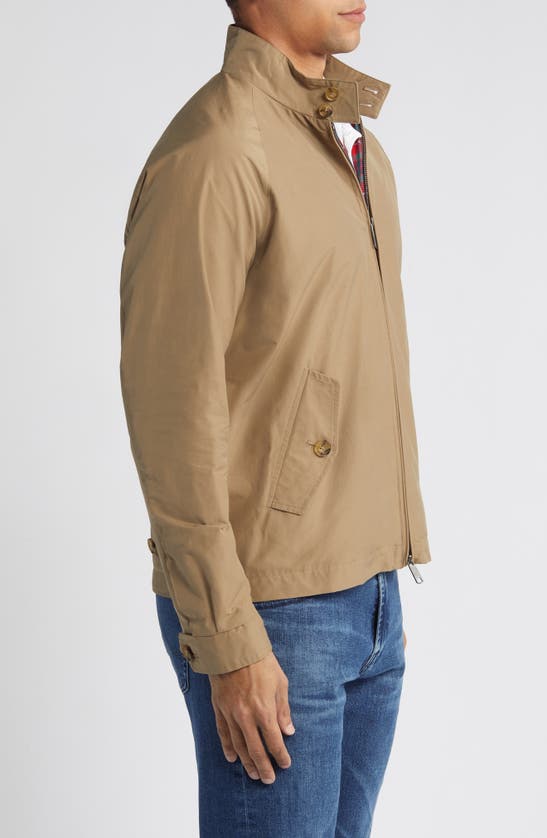 Shop Baracuta G4  Cloth Jacket In Tan