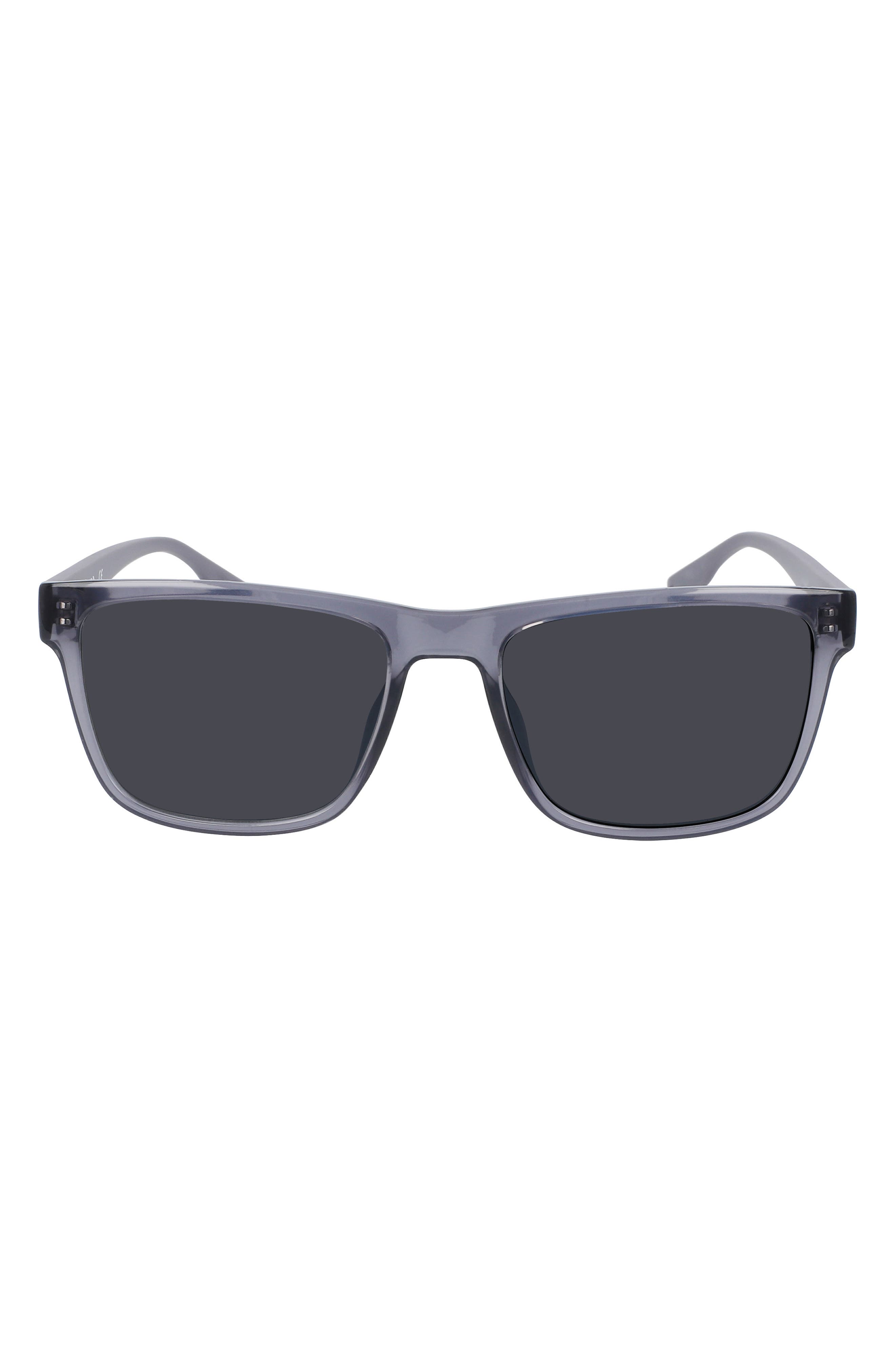 UPC 886895509343 product image for Converse Malden 58mm Rectangular Sunglasses in Crystal Light Carbon/Silver at No | upcitemdb.com