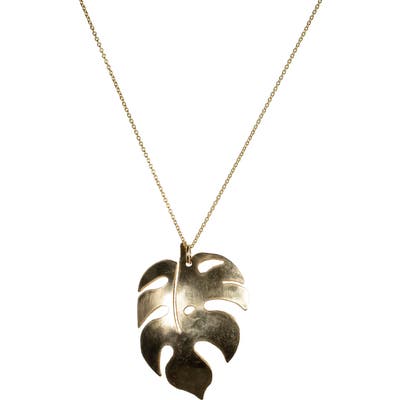 Nashelle Boho Fern Pendant Necklace
