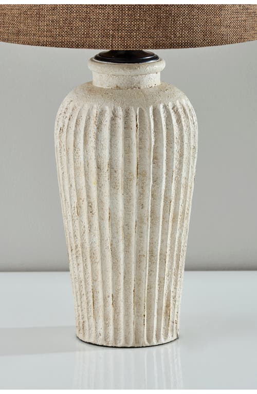 Adesso Lighting Callista Table Lamp In White Ceramic