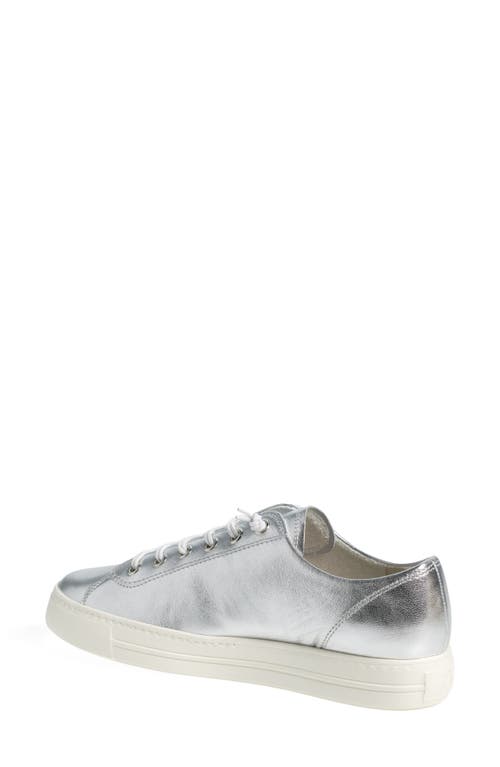 Paul Green 'daisy' Trainer In Aluminium Metalic Nappa