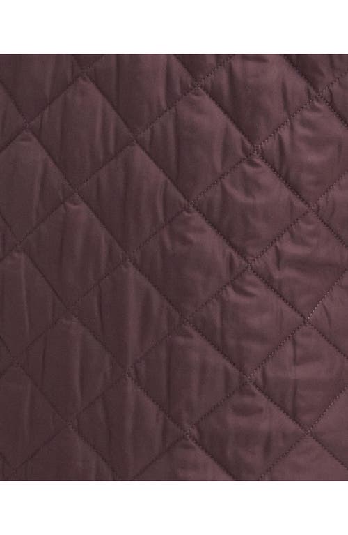 Shop Barbour New Lowerdale Quilted Gilet Vest In Winter Blackberry