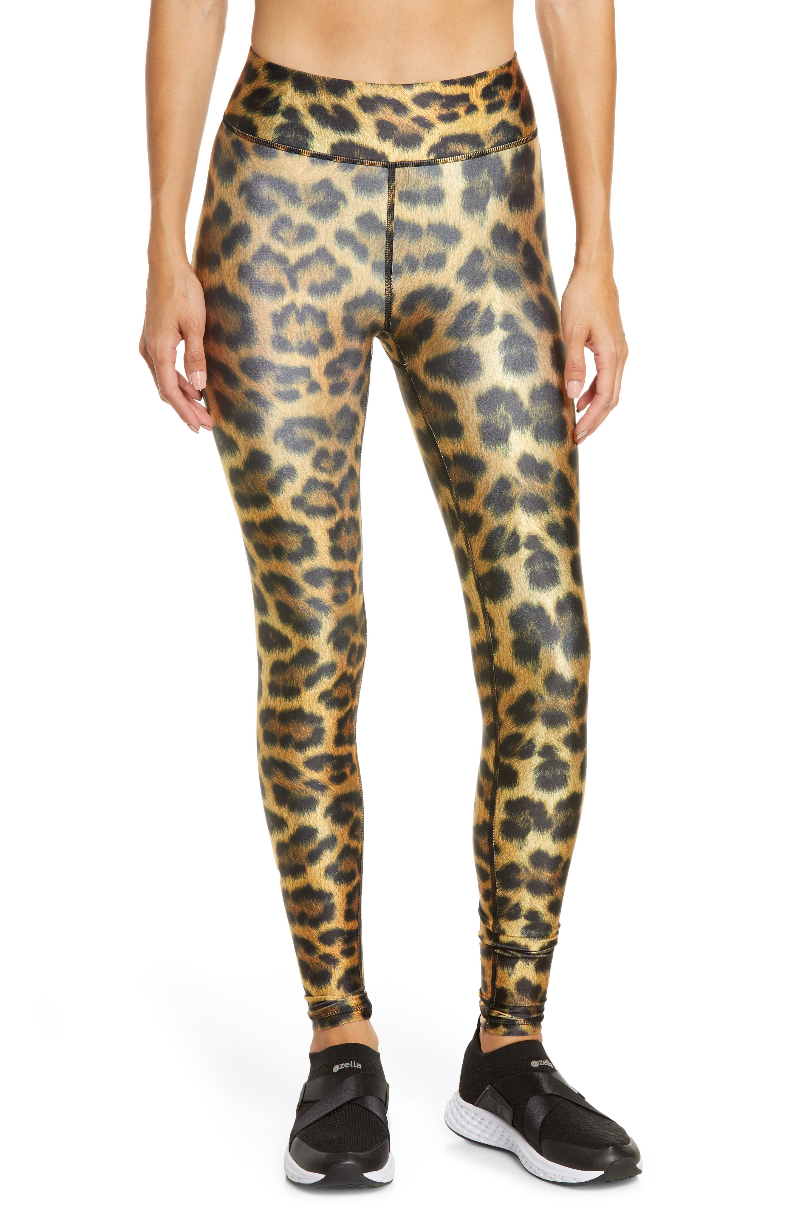 Terez Banded Animal Print Leggings In 