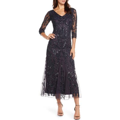Pisarro Nights Beaded Maxi Dress, Purple