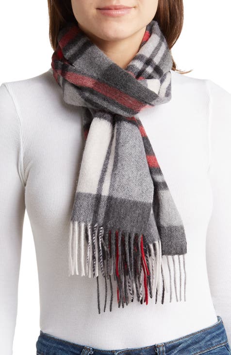 Gradient color water pattern cashmere scarf