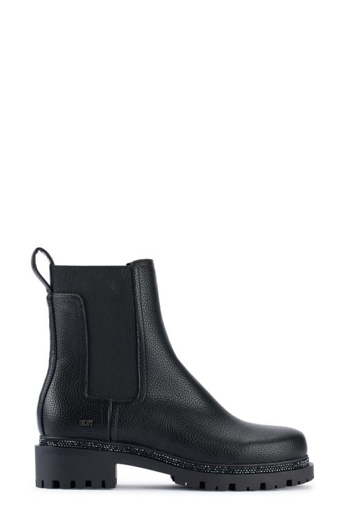 Shop Dkny Rick Platform Chelsea Boot In Blk - Black