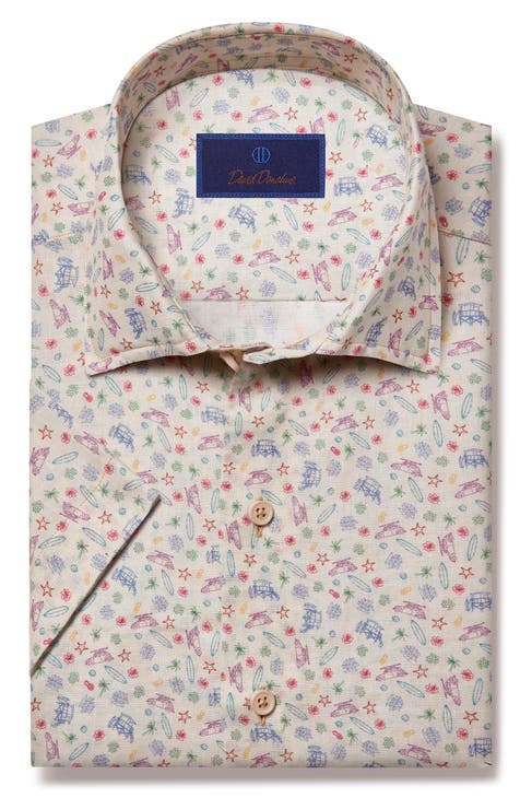 FOCO Men's FOCO Navy Tampa Bay Rays Floral Linen Button-Up Shirt