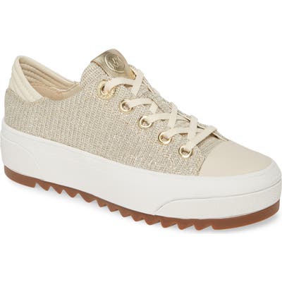 Michael Michael Kors Keegan Lace-Up Sneaker- Metallic