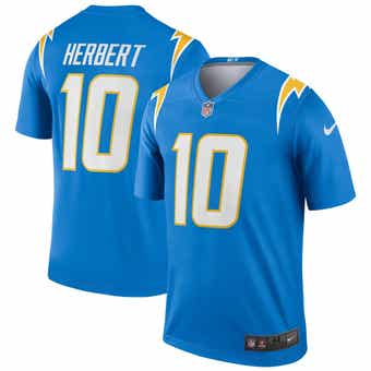 Justin Herbert Los Angeles Chargers Men's Nike Dri-FIT NFL Limited Football  Jersey.