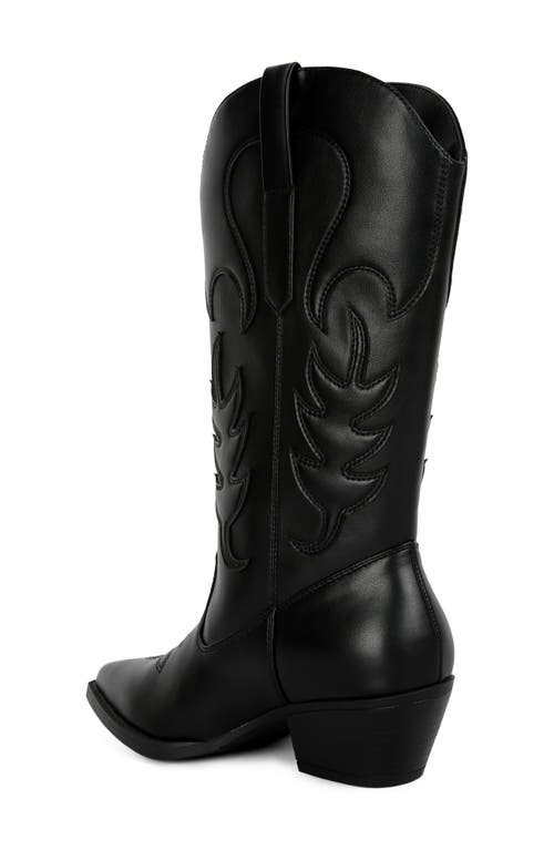 London Rag Ponsies Western Boot In Black