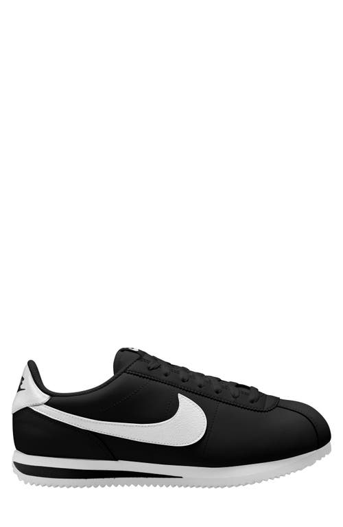 Nike Cortez Sneaker In Black/white