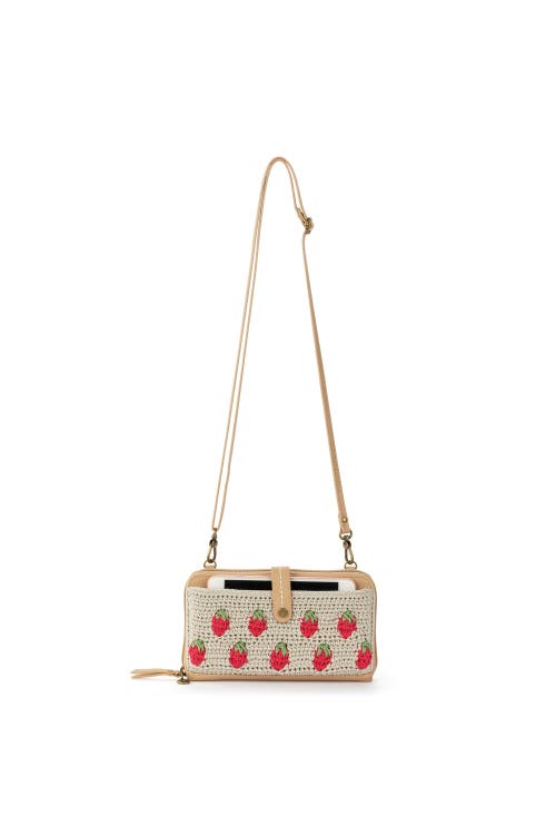 Shop The Sak Iris Smartphone Crossbody In Natural Strawberries