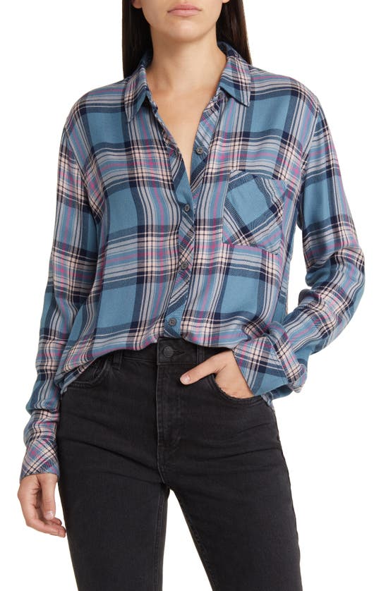 Rails Hunter Shirt In Electric Blue