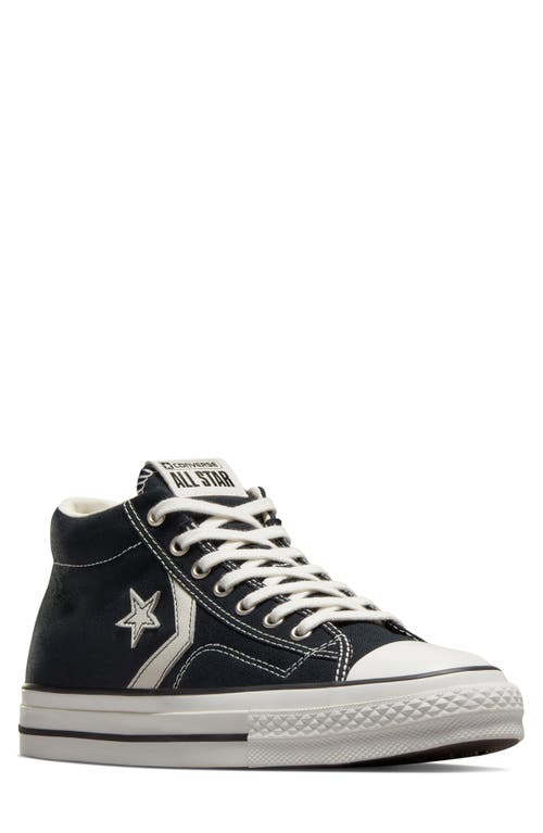 Converse All Star Player 76 Mid Top Sneaker Black/Vintage White/Egret at Nordstrom,