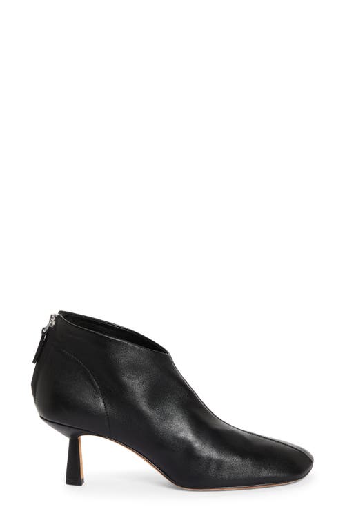 3.1 Phillip Lim Square Toe Bootie In Black