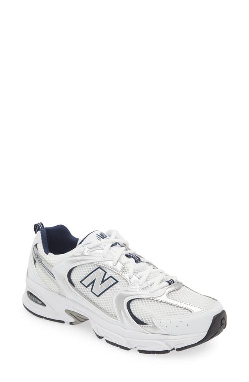 Shop New Balance Gender Inclusive 530 Sneaker In White/natural Indigo