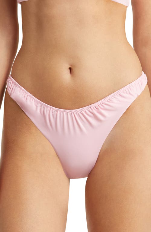 HOUSE OF CB Ruched Bikini Bottoms Blossom at Nordstrom,