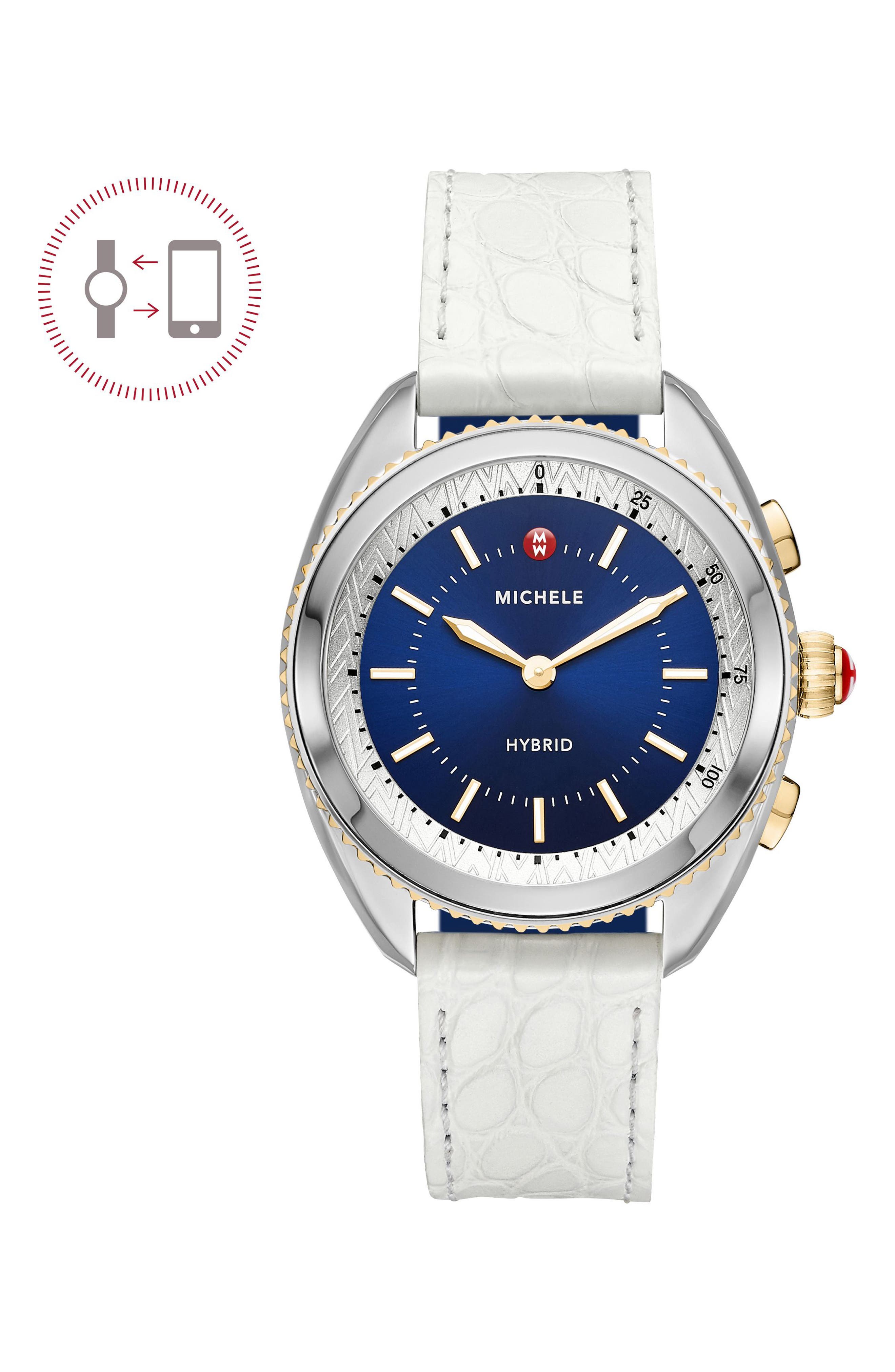 michele hybrid tracker watch