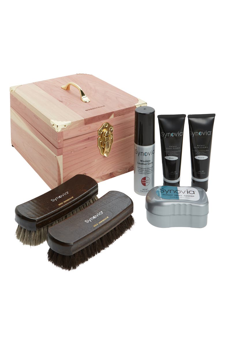 Synovia Shoe Care Kit & Deluxe Cedar Box Nordstrom Synovia Shoe Care Kit & Deluxe Cedar Box Nordstrom