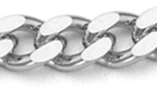Fzn Curb Chain Bracelet In White