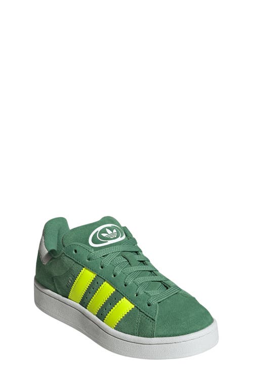 adidas Kids' Campus 00s Sneaker in Green/Yellow/White at Nordstrom, Size 6.5 M