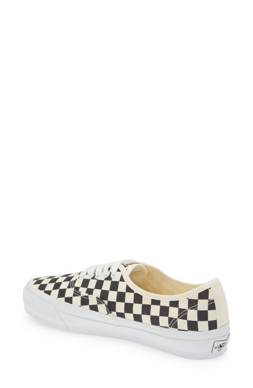 Shop Vans Premium Authentic Reissue 44 Sneaker In Checkerboard Black/off White