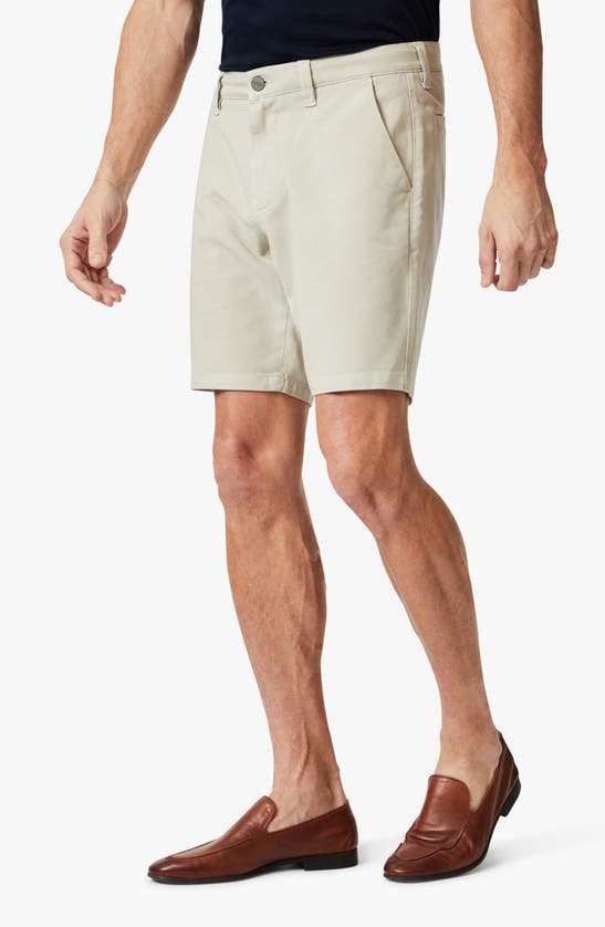 Shop 34 Heritage Arizona Slim Fit Flat Front Chino Shorts In Willow High-flyer