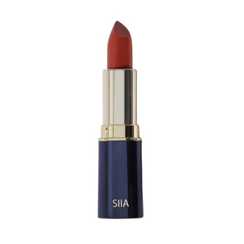 Shop Siia Cosmetics Change Agent Matte Lipstick In Dark Coral