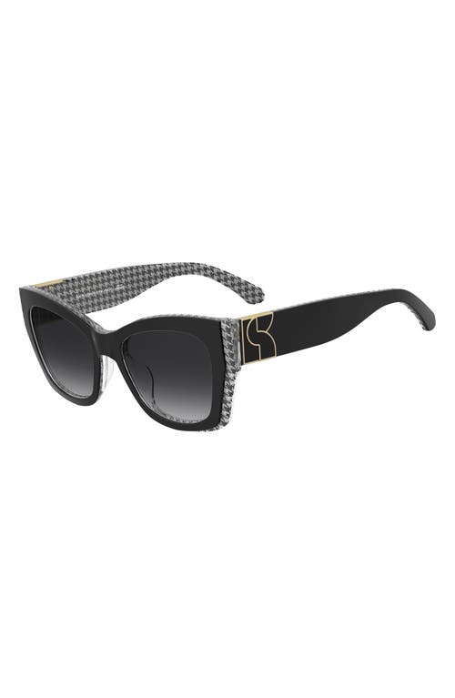 KATE SPADE KATE SPADE NEW YORK JAYDA 53MM GRADIENT CAT EYE SUNGLASSES 