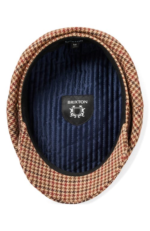 Brixton Fiddler Fisherman Cap In Tigers Eye/brown