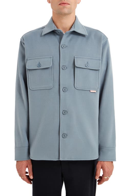 Martham Water Repellent Shacket in Blue