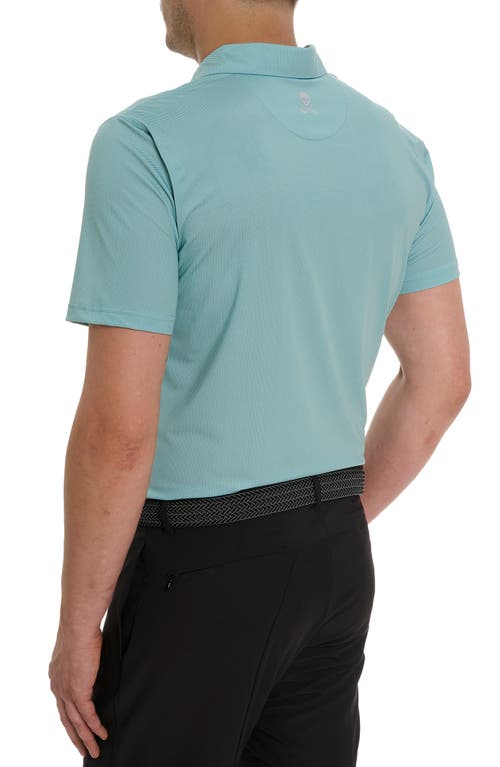 Shop Robert Graham Hyde Micro Dot Stretch Polo In Sage