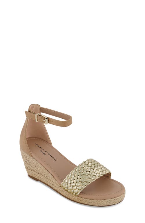 Marc Fisher Marren Web Espadrille Wedge Sandal Tan at Nordstrom, M