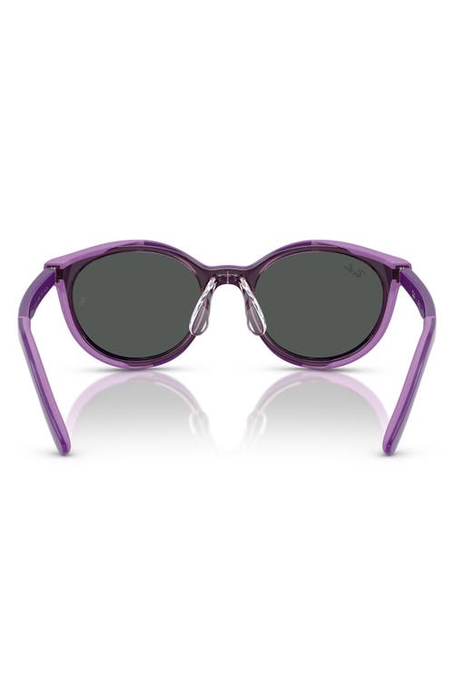 Ray Ban Ray-ban Kids' 47mm Phantos Clip-on Frames In Purple