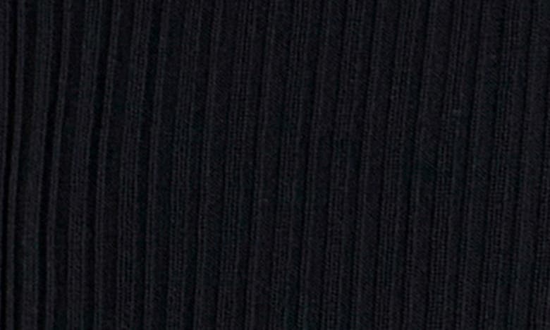 English Factory Ruffle Edge Rib Tank In Black