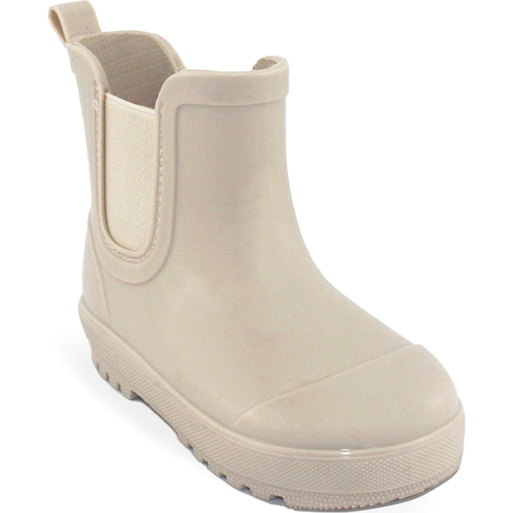 Bearpaw Kids' Shortie Rain Boot (walker) In Taupe Gloss