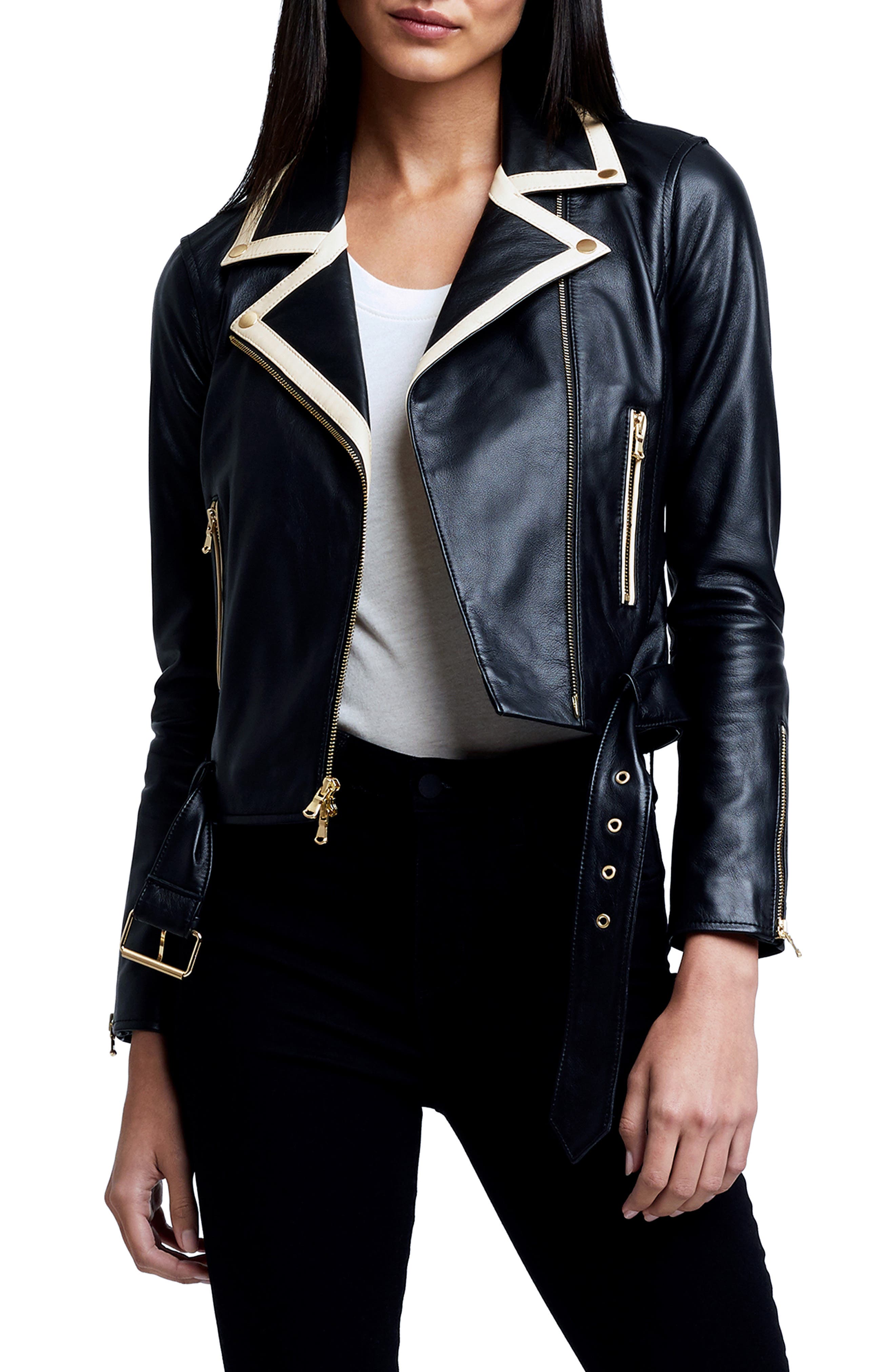 moto jacket gold hardware