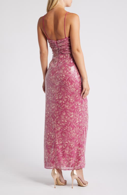 Shop Hutch Luxe Slipdress In Fuchsia