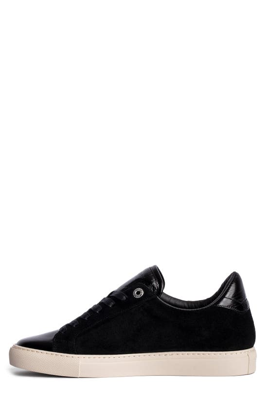 Shop Zadig & Voltaire Zv1747 Vintage Stud Sneaker In Noir