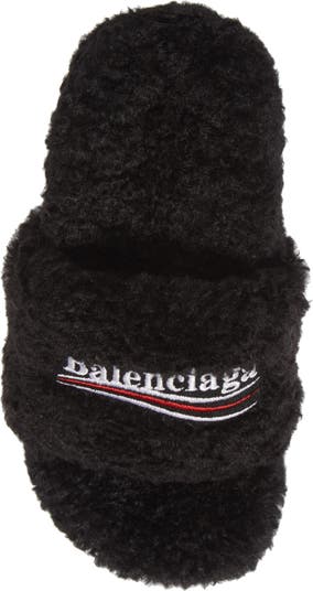 Balenciaga Women's Furry Slides