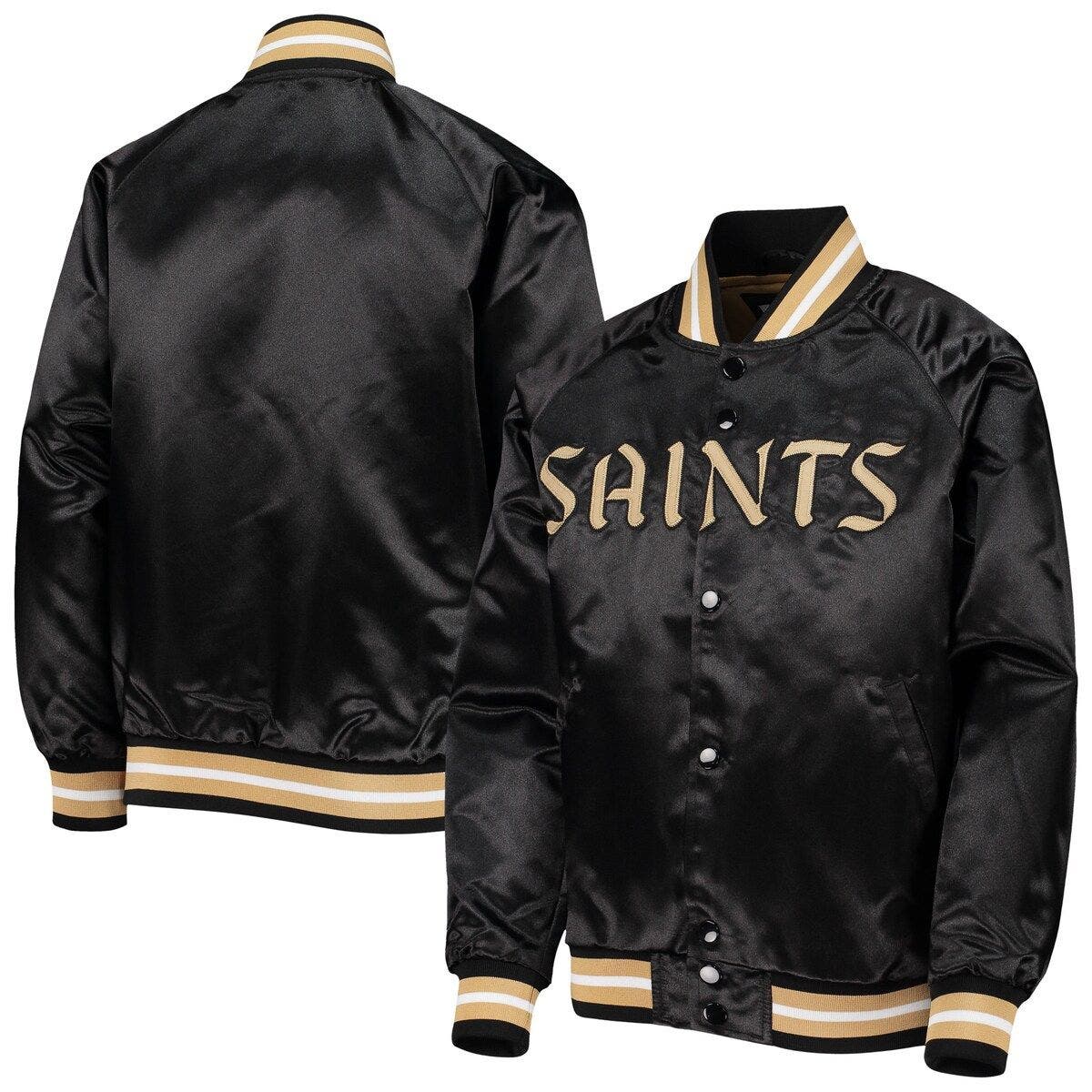 mitchell and ness saints jacket
