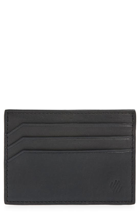 Johnston & Murphy Rfid Leather Card Case In Black
