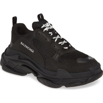 Balenciaga Triple S Retro Sneaker, Black