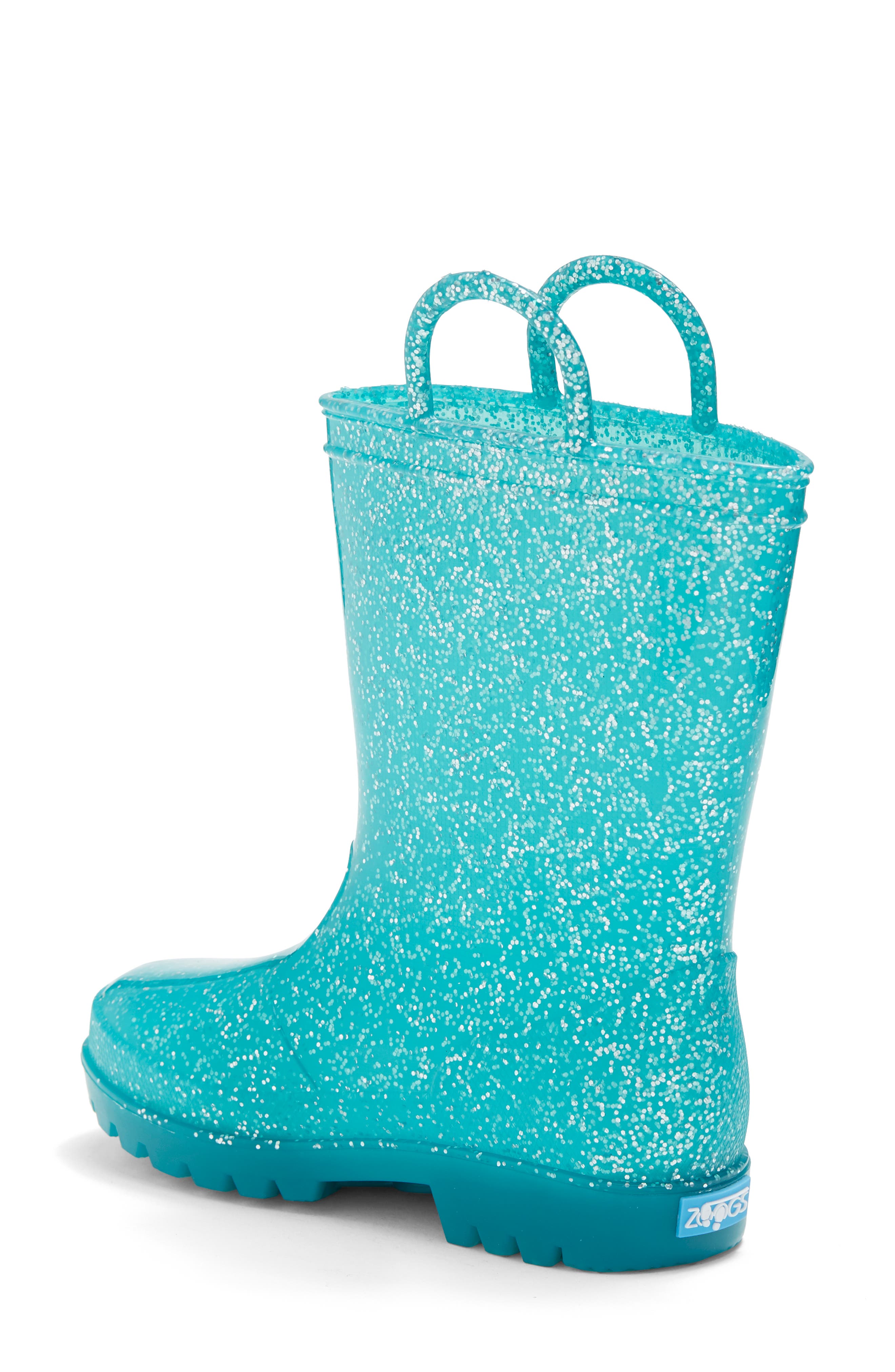 ZOOGS Kids Glitter Rain Boots for Girls and Toddlers 