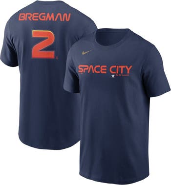 Nike Men's Nike Alex Bregman Navy Houston Astros 2022 City Connect Name &  Number T-Shirt