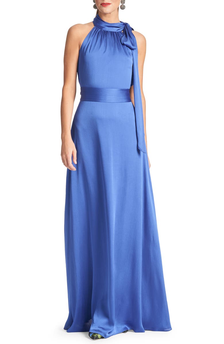 Sachin & Babi Kayla Crinkle Georgette Gown | Nordstrom